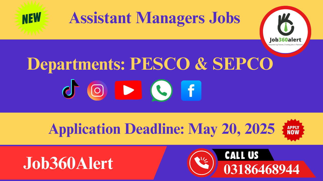 🔹 Banner Image: Professionals in office attire working at power sector desks ALT Text: Assistant Managers collaborating on PESCO & SEPCO projects 🔹 Responsibilities Section Image: Office meeting scene ALT Text: Assistant Managers conducting operational review 🔹 Benefits Section Image: Government office with employees ALT Text: Government employees enjoying structured career growth