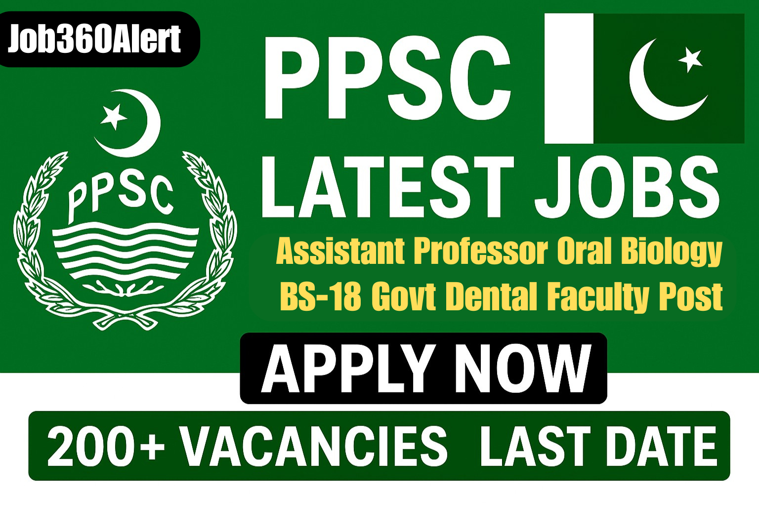 Assistant Professor Oral Biology Job 2025 – Apply for BS-18 Dental Teaching Position in Lahore