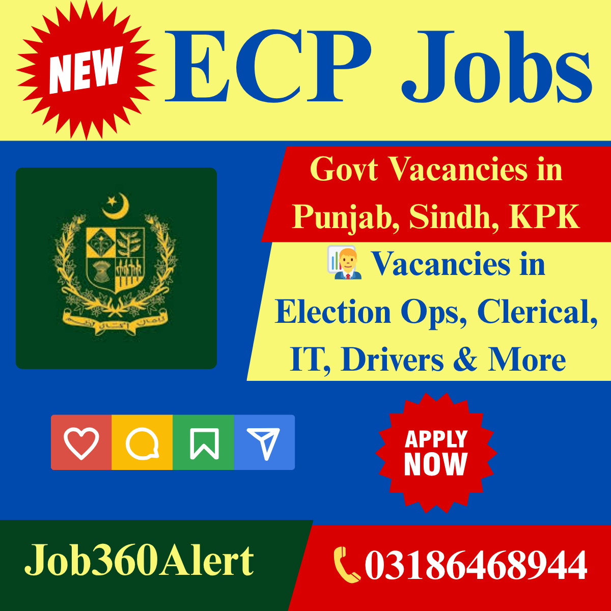 ECP Government Jobs 2025 – Permanent vacancies in Sindh, Punjab & Khyber Pakhtunkhwa