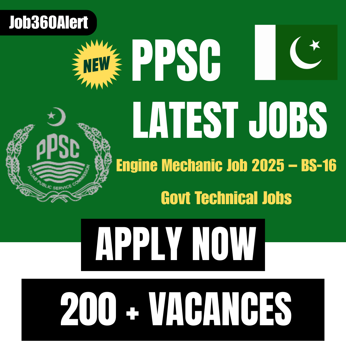 Engine Mechanic Job 2025 – Apply for Government Technical Post in Lahore