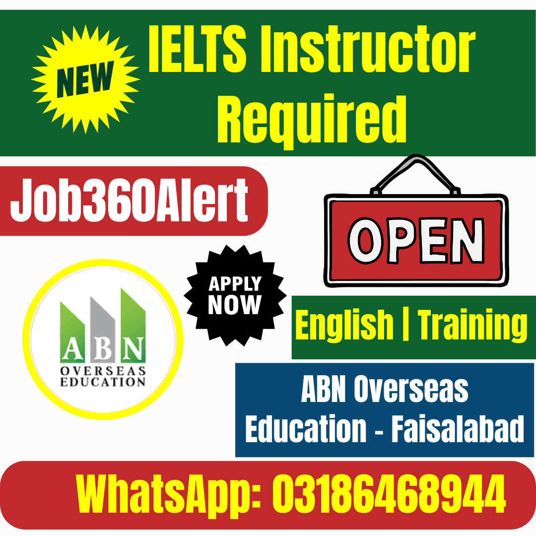 IELTS Instructor Job at ABN Overseas Education Faisalabad – 2025