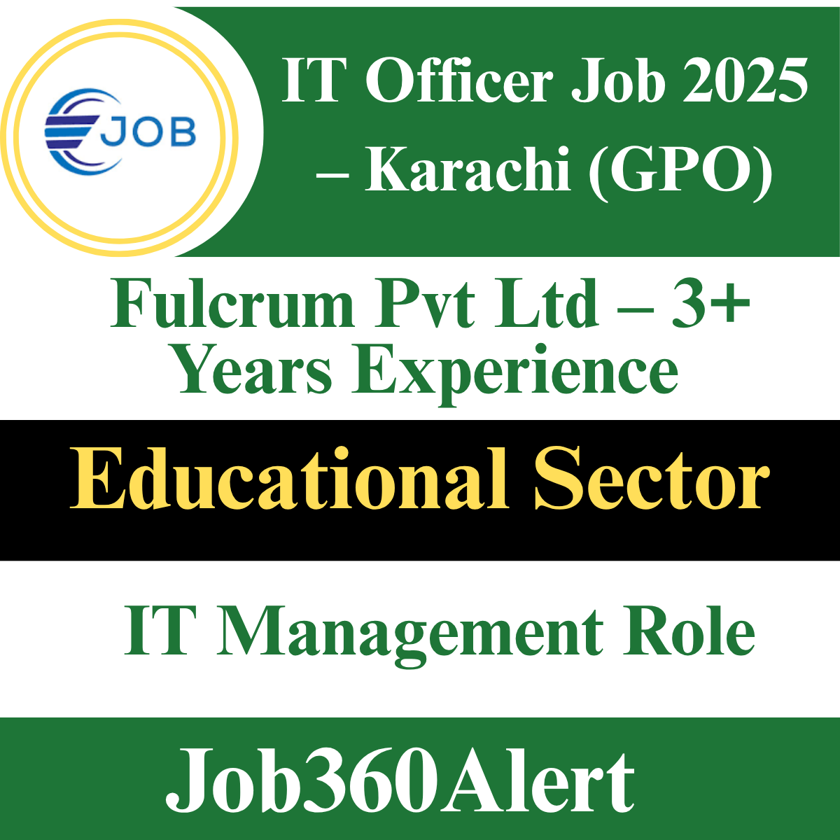 IT Officer Job 2025 – Fulcrum Pvt Ltd Careers in Karachi GPO Campus