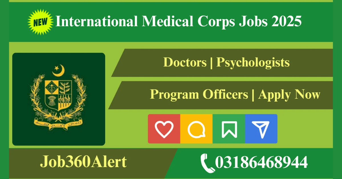 International Medical Corps Jobs in Pakistan – Doctors, Psychologists & Program Officers | Apply Now