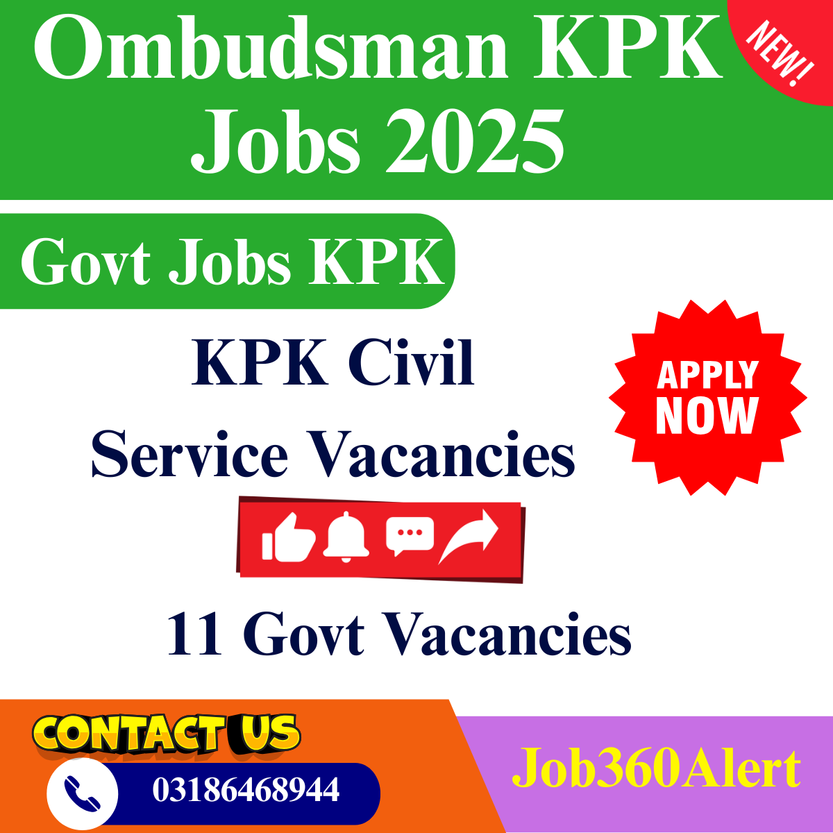Ombudsman KPK Jobs 2025 – 11 government vacancies in Peshawar