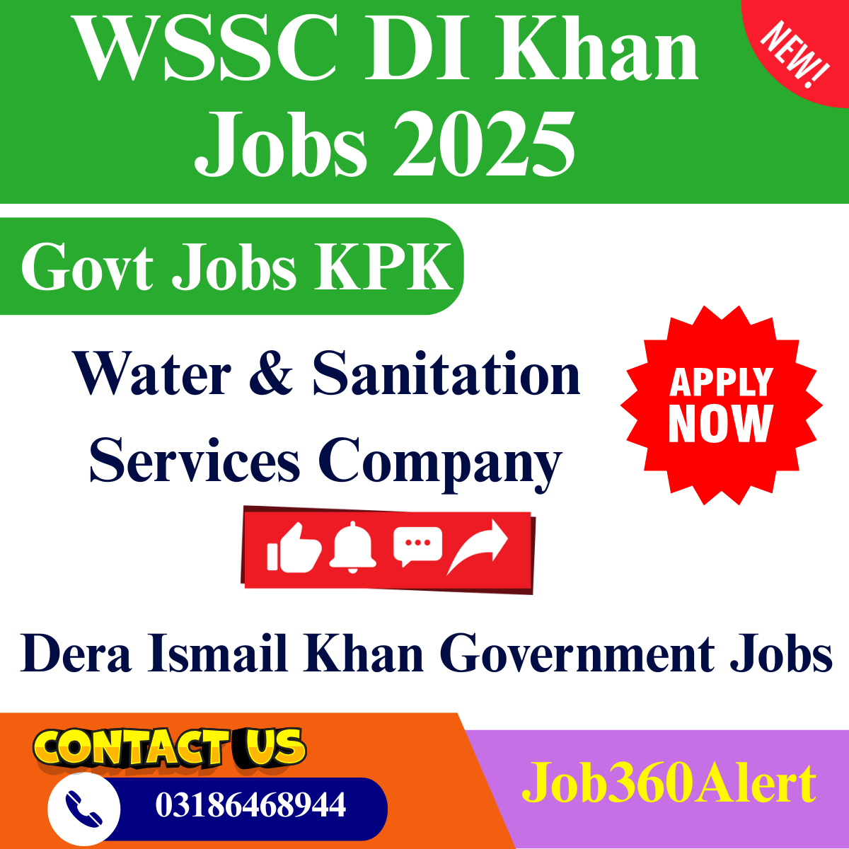WSSC DI Khan Jobs 2025 – Water & Sanitation Company vacancies KPK