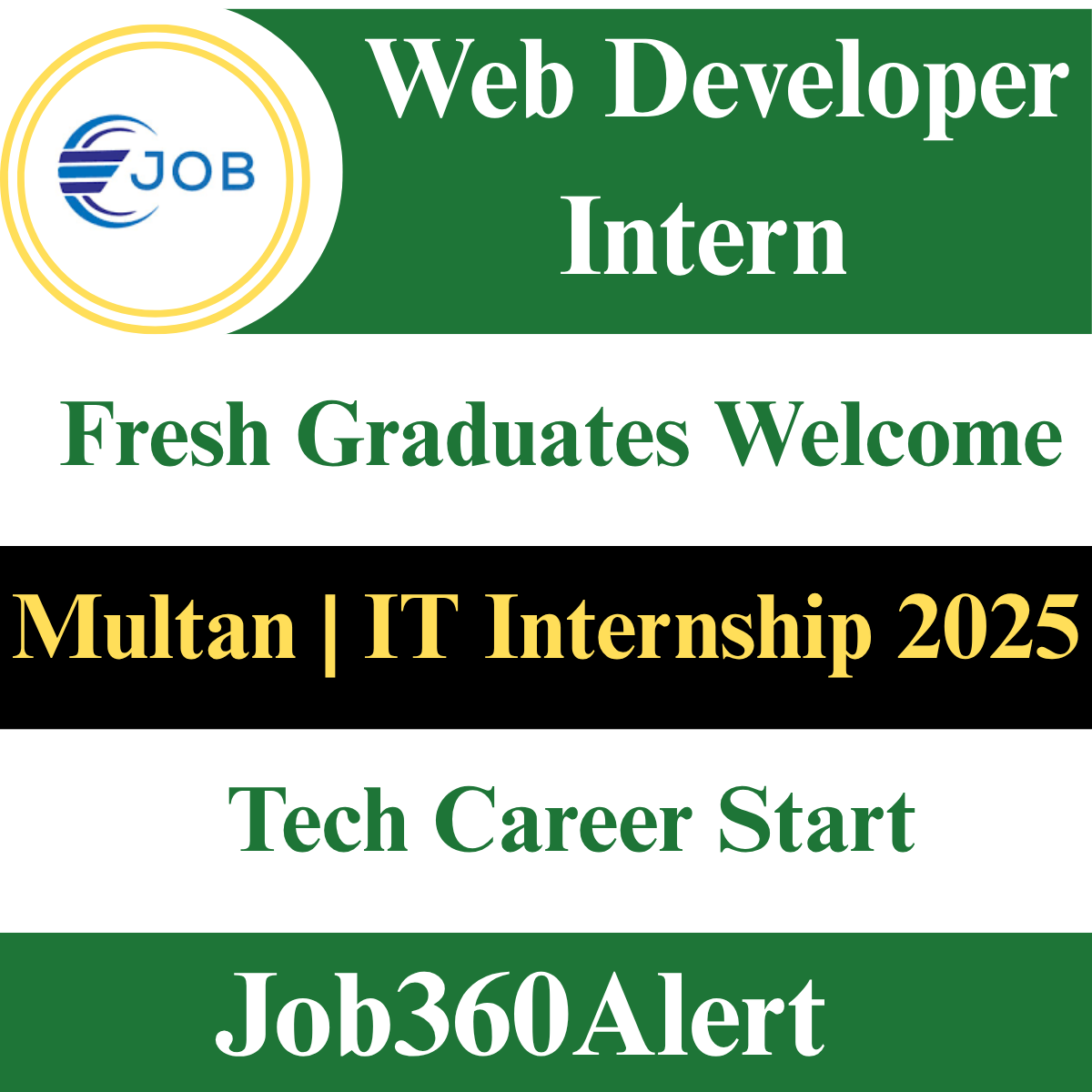 Web Developer Intern Jobs 2025 – Fresh Graduate Internship in Multan IT Sector