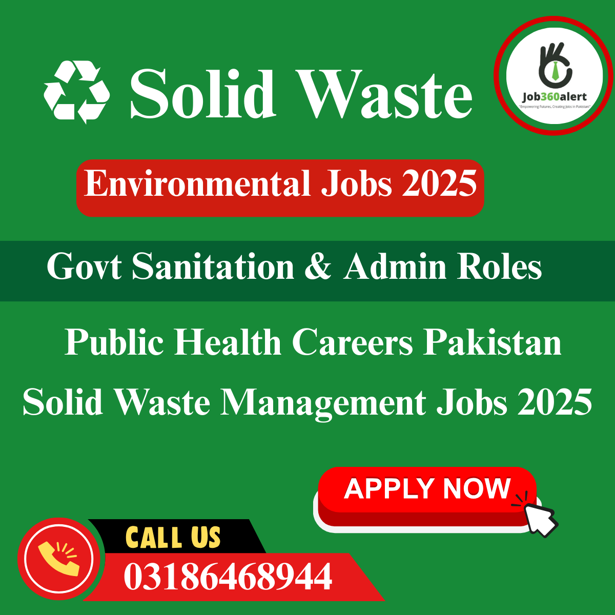 Solid Waste Management Department Jobs 2025 – Apply for Government Jobs in Waste Management Sector