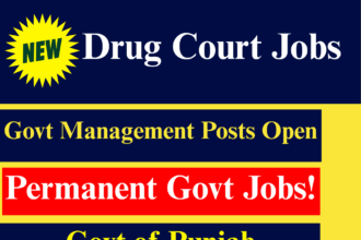 Drug Court Multan hiring 2025 – Management staff required for legal and administrative support