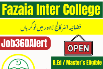 Fazaia Inter College Lahore hiring teachers and admin staff 2025