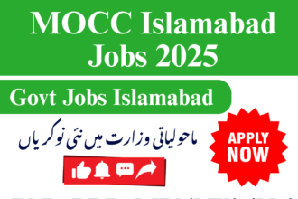 MOCC Islamabad latest jobs 2025 for environmental and climate policy professionals