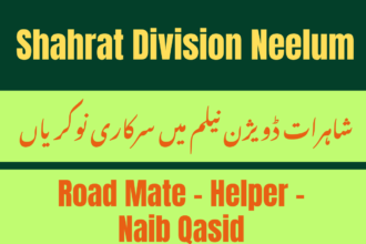Shahrat Division Neelum hiring staff for road maintenance and support 2025